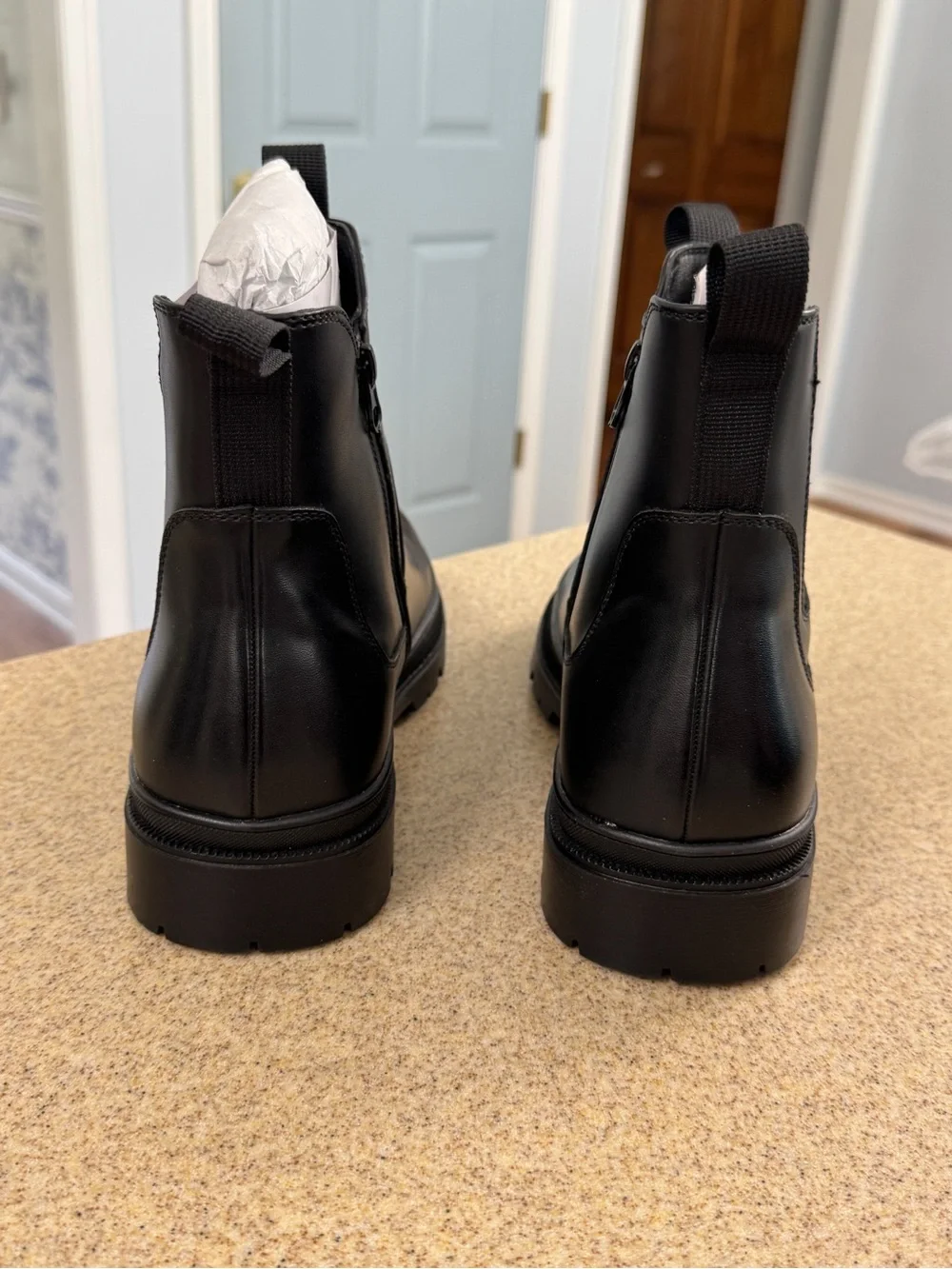 Bruno Marc Men’s 2.0 Black Chelsea Ankle Boots 8.5 chukka